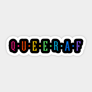 QUEER AF Sticker